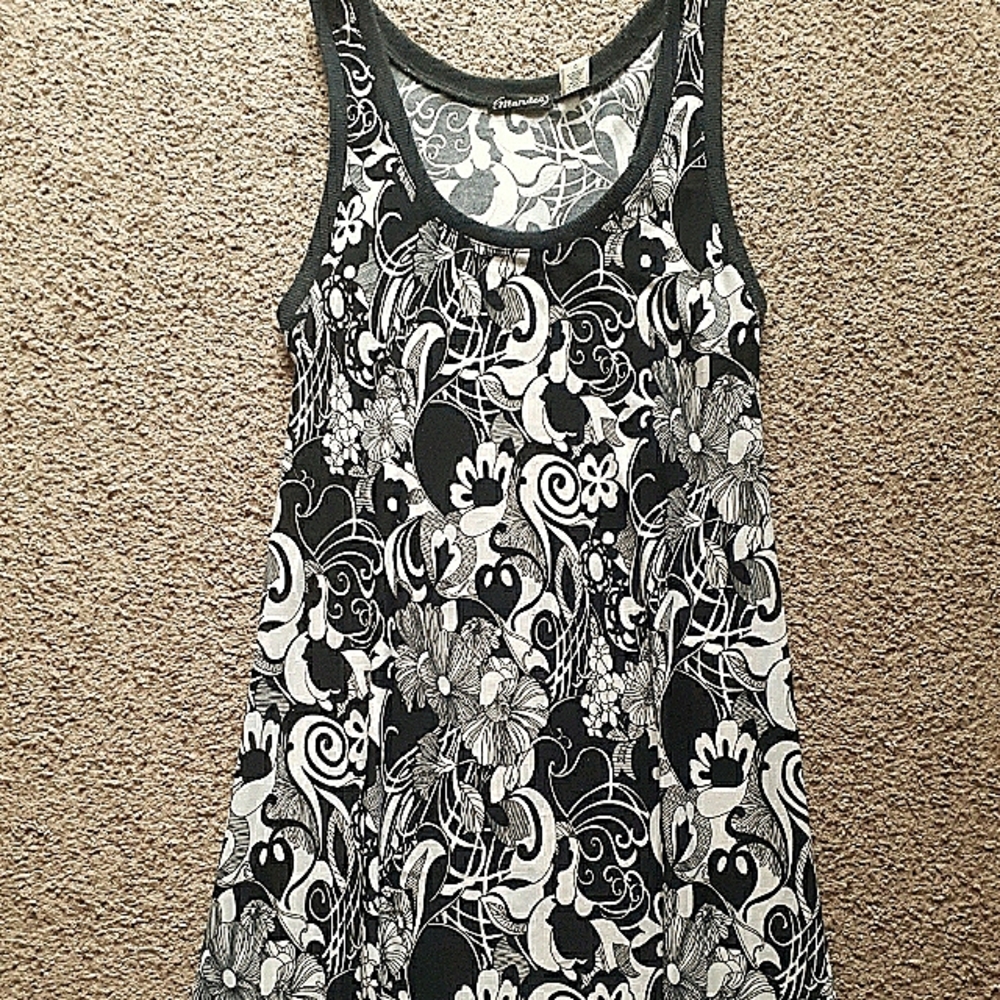 Floral Print Midi Sun Dress